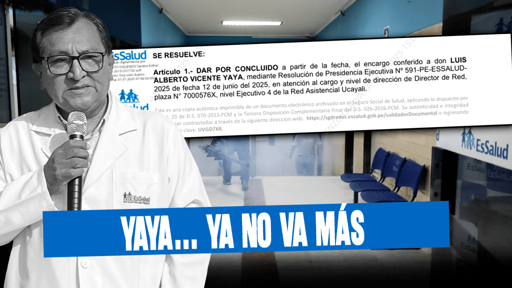 Vicente Yaya deja la dirección de EsSalud – Pucallpa y es reemplazado por Tomás&nbsp;Santana